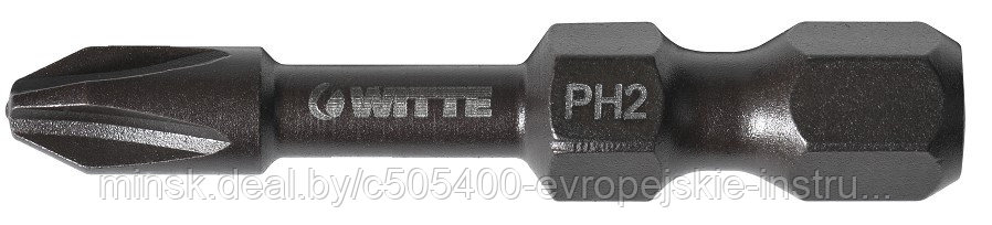 Бита ударная WITTE MAXX IMPACT 1/4" PH1х38 мм - фото 1 - id-p156545774