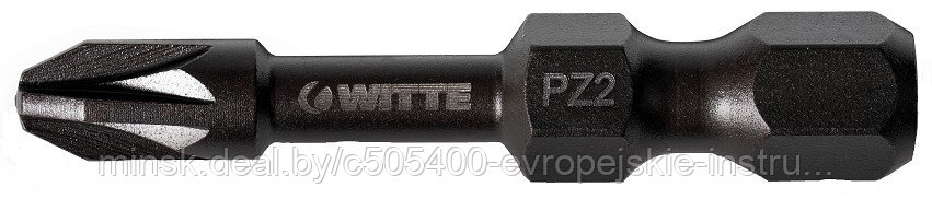 Бита ударная WITTE MAXX IMPACT 1/4" PZ3х38 мм - фото 1 - id-p162121301