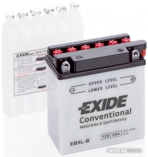 Мотоциклетный аккумулятор Exide EB5L-B (5 А·ч)