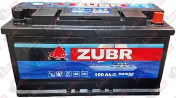 Аккумулятор ZUBR MARINE (100 Ah), 12 V Обратная, R+ L5 ZM1000