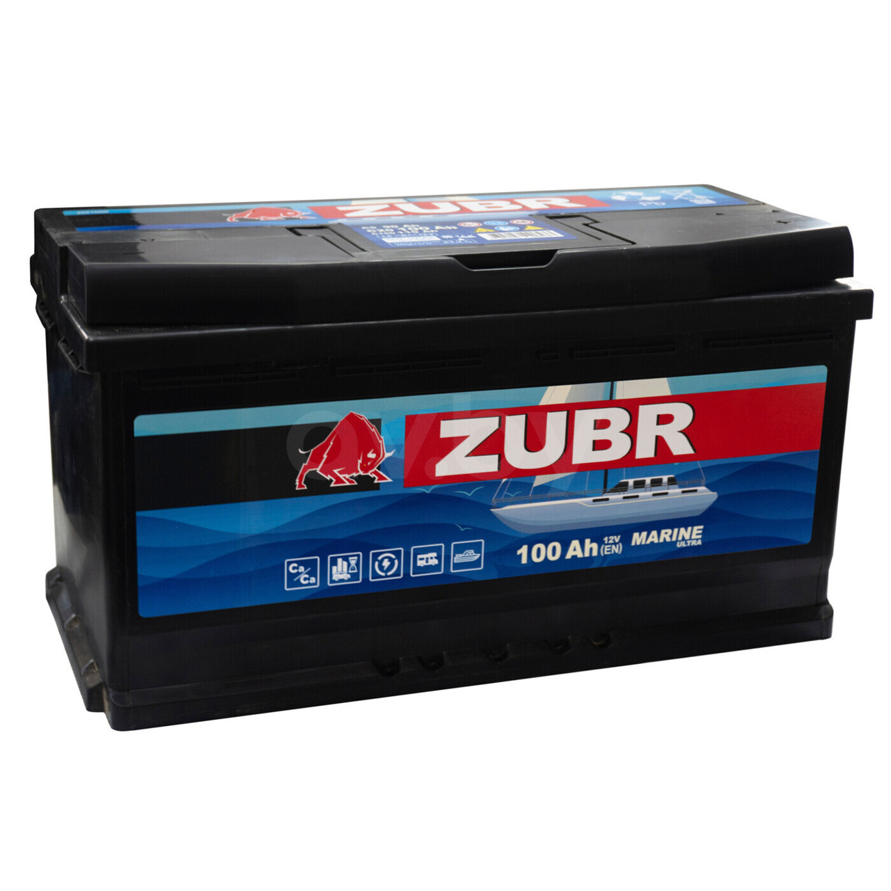 Аккумулятор ZUBR MARINE (100 Ah), 12 V Обратная, R+ L5 ZM1000 - фото 3 - id-p185084164