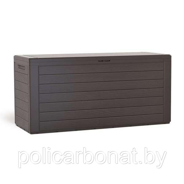 Сундук пластиковый Woodebox 280l, коричневый - фото 1 - id-p119073861