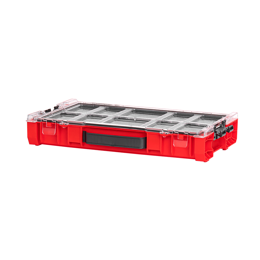 Ящик для инструментов Qbrick System PRO Organizer 100 Red Ultra HD, черный