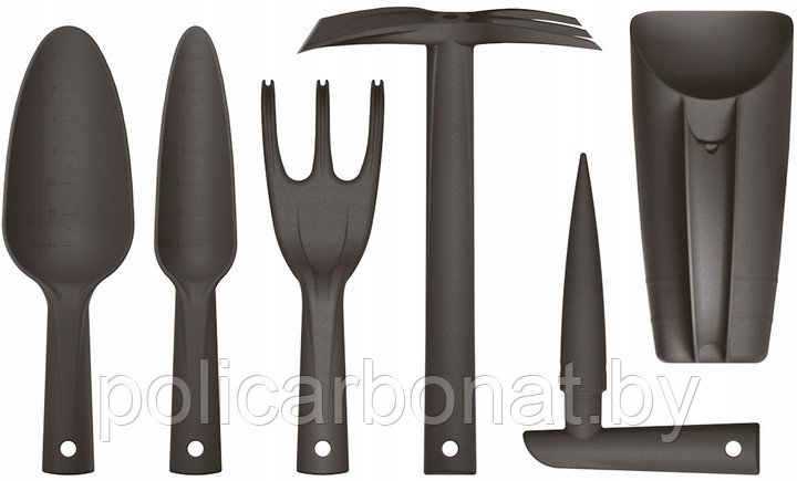 Набор садового инструмента Respana 6 шт., серый