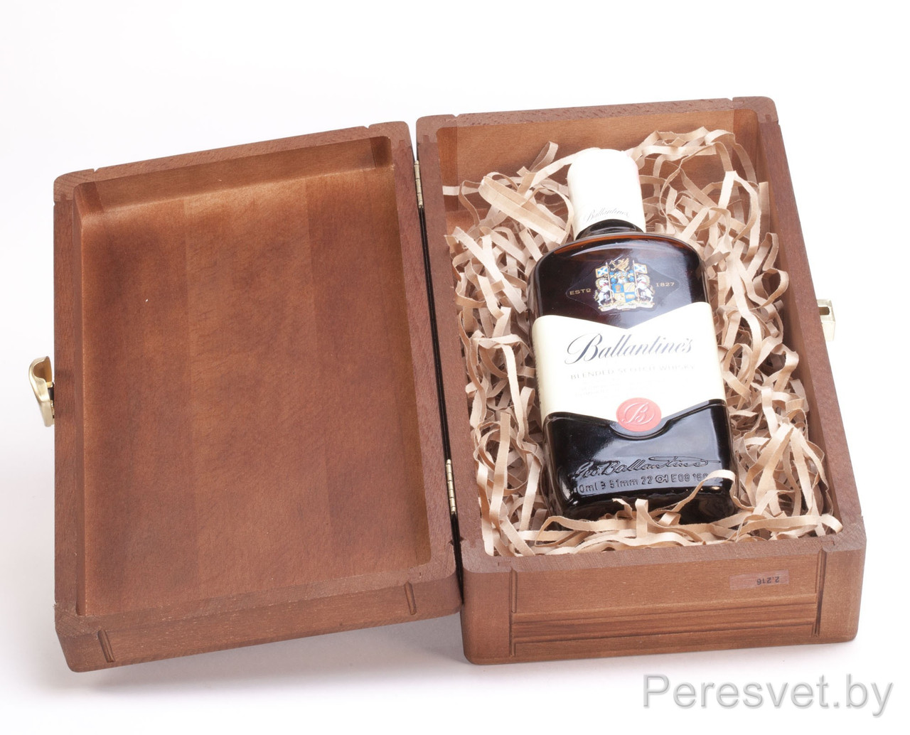Упаковка подарочная для бутылки Wood box bottle массив ольхи - фото 1 - id-p185107294