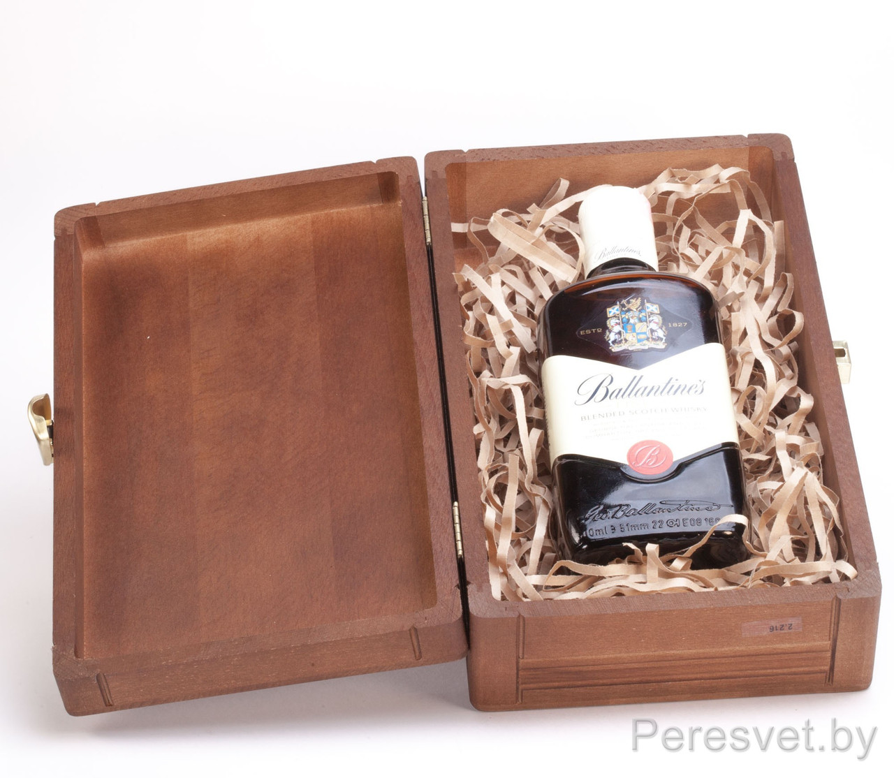 Упаковка подарочная для бутылки Wood box bottle массив ольхи - фото 4 - id-p185107294