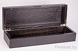 Коробка для вина из массива дуба Черная молния под лаком, фото 2