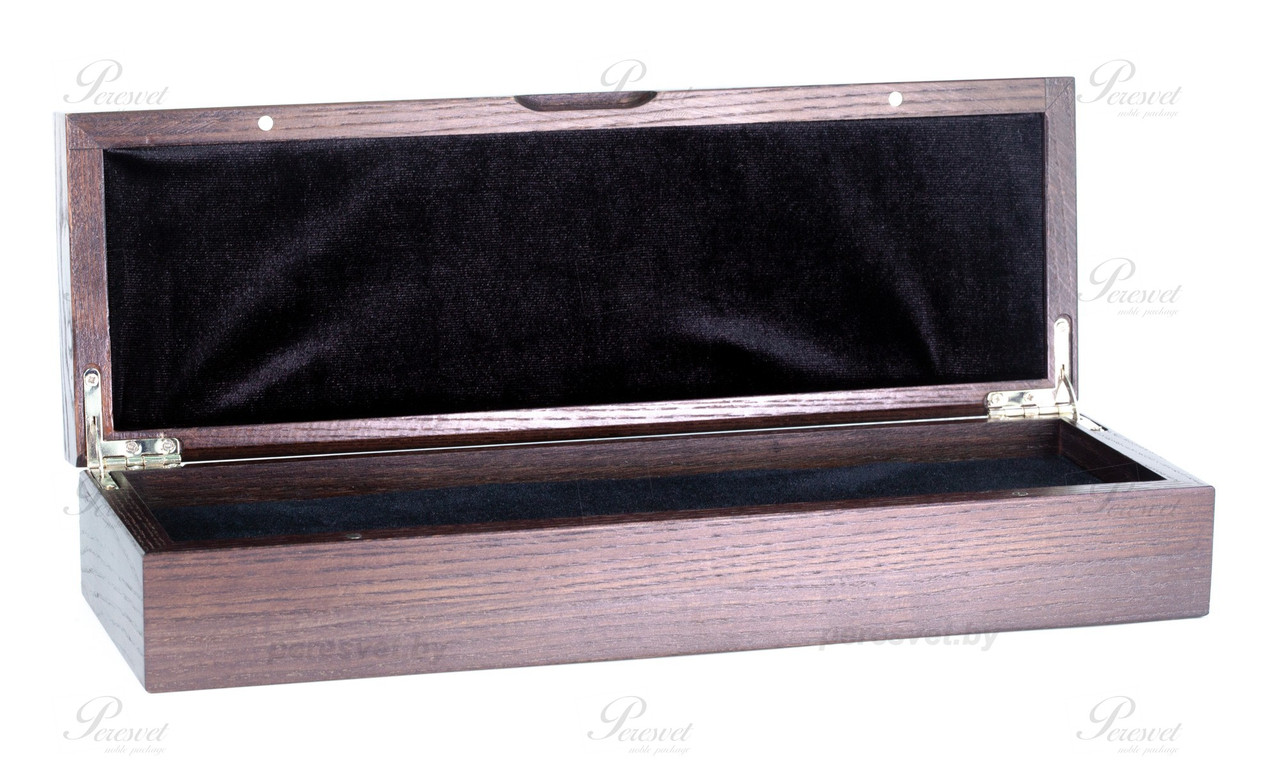 Элитная дубовая коробка для премиальных ножей венге - фото 2 - id-p185107346