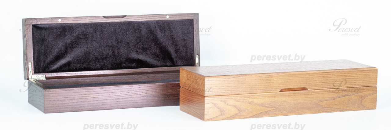 Элитная дубовая коробка для премиальных ножей венге - фото 5 - id-p185107346