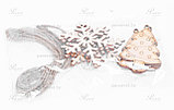 Набор новогодних снежинок Ёлочка и снежинка, фото 2