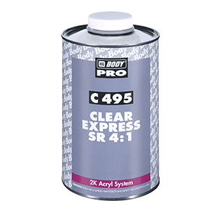 Быстросохнущий акриловый двухкомпонентный лак AUTOCLEAR 495 EXPRESS 4:1