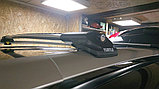Багажник Turtle Air 1 черный на рейлинги Sandero Stepway, фото 3