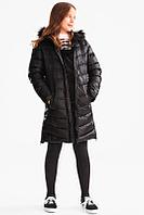 Пальто пуховик удленненный демисезонный для девочек 158 см C&A