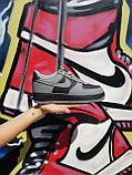 Кроссовки женские серо-черные Nike Force / повседневные / демисезонные / подростковые, фото 3