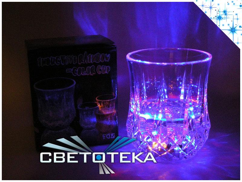 Светящийся бокал/стакан "Атмосфера праздника" - фото 7 - id-p185121159