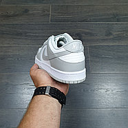 Кроссовки Wmns Nike Dunk Low Grey White, фото 4