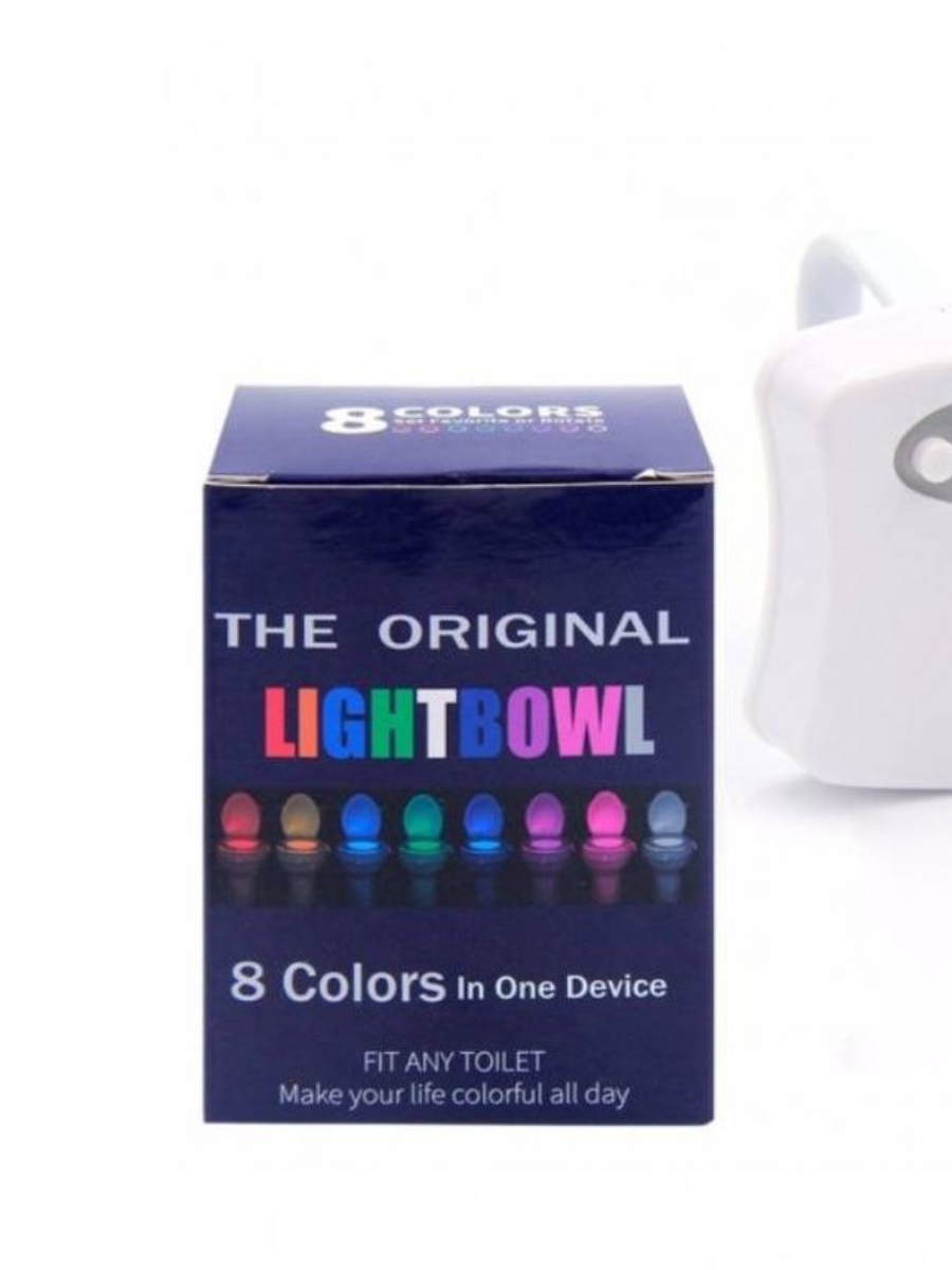 Цветная LED подсветка для унитаза (туалета) с датчиком движения Light Bowl - фото 4 - id-p185125230
