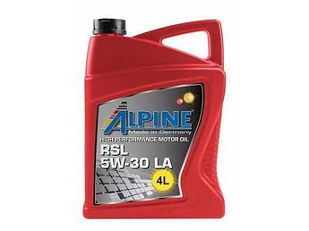 Масло моторное синтетическое Alpine RSL 5W-30LA 4л 0100309 синтетика для легковых авто