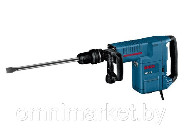 Отбойный молоток BOSCH GSH 11 E (1500 Вт, 16.8 Дж, 1890 уд/мин, патрон SDS-MAX, вес 10 кг)