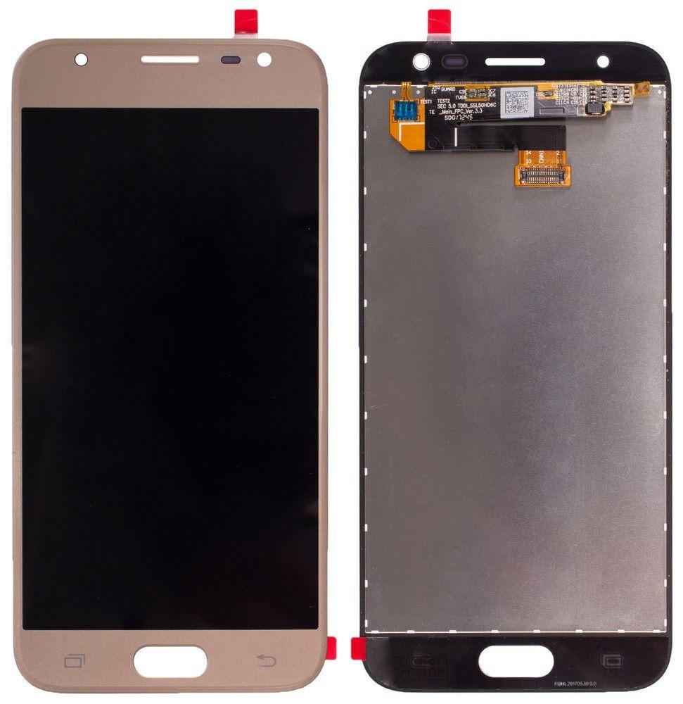 Дисплей для Samsung Galaxy J3 2017 (J330F) + тачскрин, золотой (оригинал LCD)