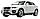 Радиоуправляемая металлическая машинка БМВ BMW X6 масштаб 1:24 - 25019A, откр. двери белая на пульте, фото 3