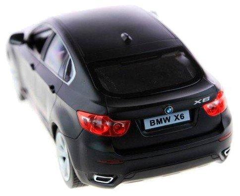 Радиоуправляемая металлическая машинка БМВ BMW X6 масштаб 1:24 - 25019A, откр. двери белая на пульте - фото 5 - id-p185135949