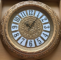 Часы настенные арабские цифры диаметр 60см