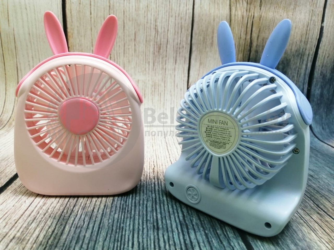 Портативный USB-вентилятор с Ушками Mini FAN SQ-2144/2 скорости обдува - фото 8 - id-p185140162