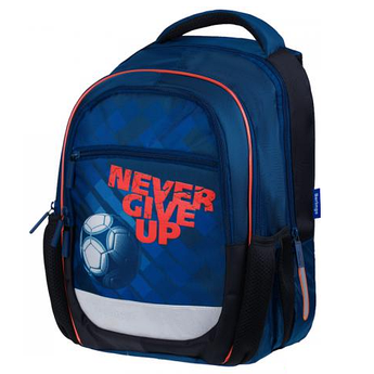 Детский школьный рюкзак подростковый ранец NS21 синий ученический для школы каркасный подростка мальчика