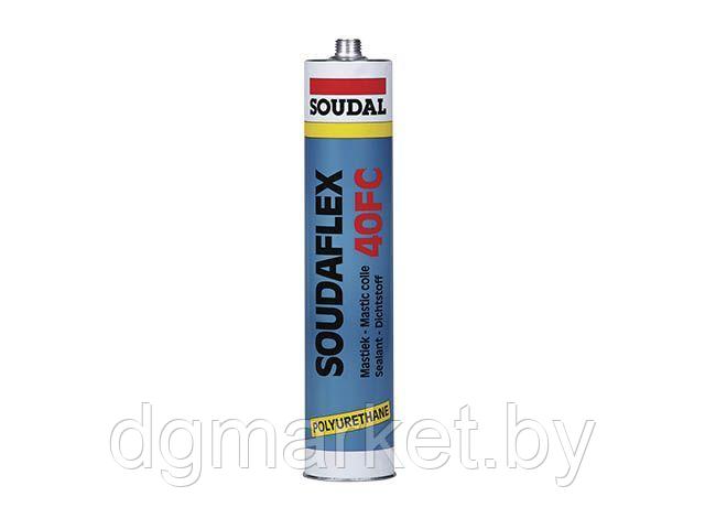 Клей-герметик полиуретановый "Soudal" Soudaflex 40FC серый 300 мл