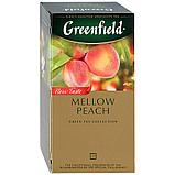 Чай "Greenfield" Mellow Peach, 25 пакетиков x1.5 г, зеленый, фото 2