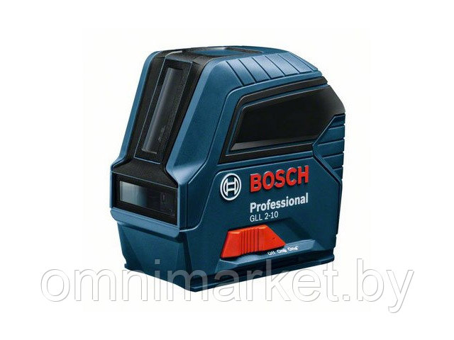 Нивелир лазерный BOSCH GLL 2-10 в кор. (проекция: крест, до 10 м, +/- 0.50 мм/м, резьба 1/4, 5/8")