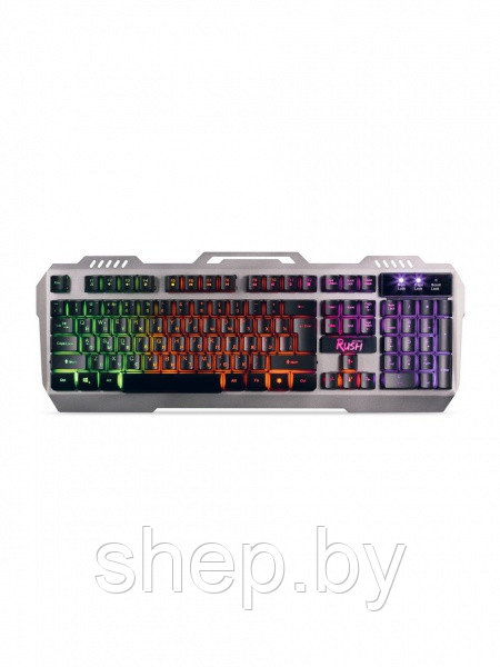 Клавиатура Smartbuy игровая (SBK-354GU-K) RUSH Metal Hearth (металлическое основание) USB Черная - фото 1 - id-p185168386