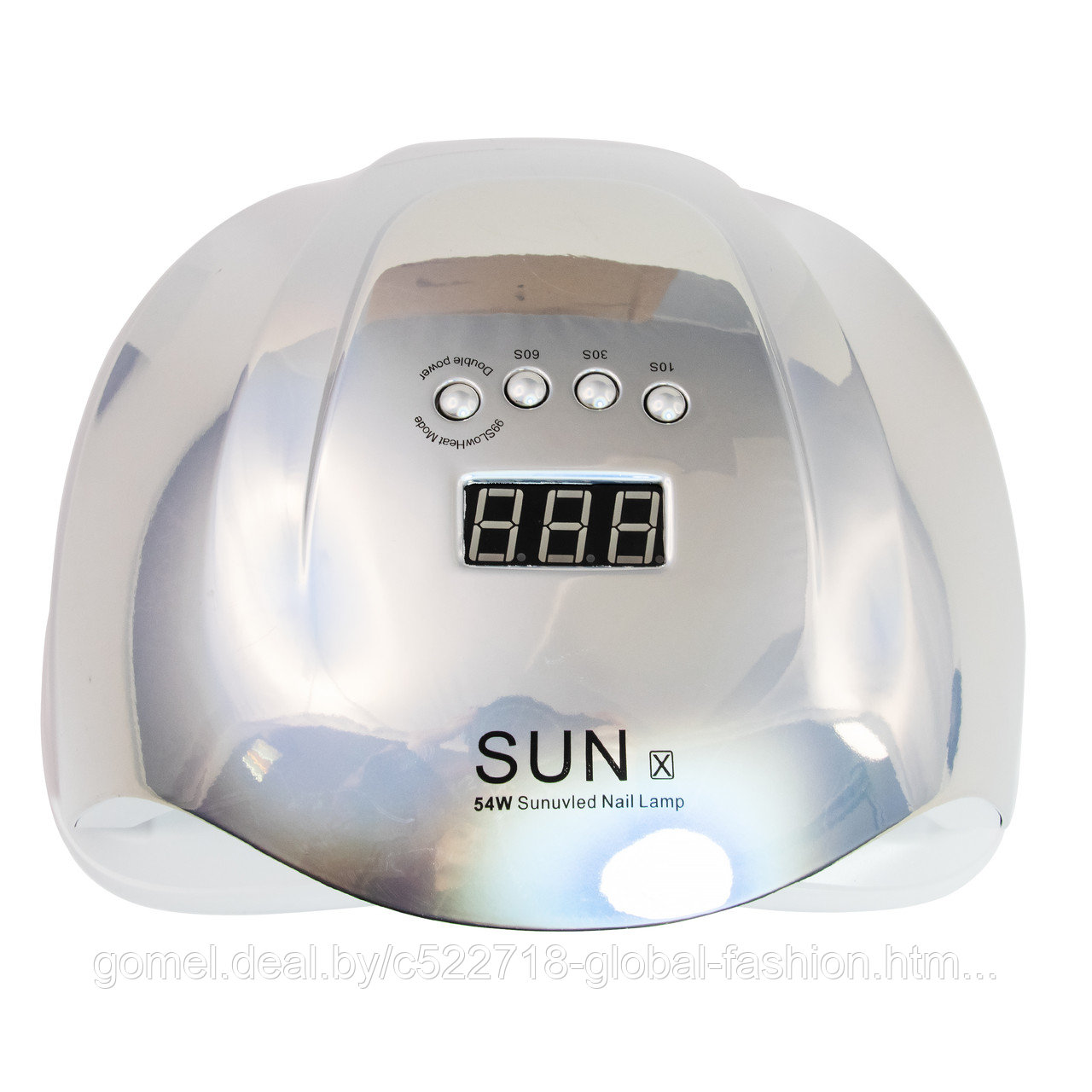 Лампа для сушки ногтей led/uv 54W Rainbow Sun X silver - фото 2 - id-p151092260