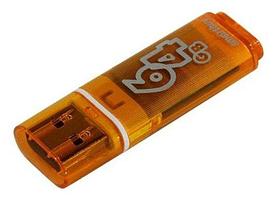 USB Flash SmartBuy Glossy 64GB (оранжевый)