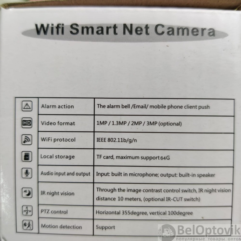 Охранная мини Wi-Fi Smart Net Camera V380 Pro с микрофоном, датчиком движения и сигналом тревоги - фото 8 - id-p139565024
