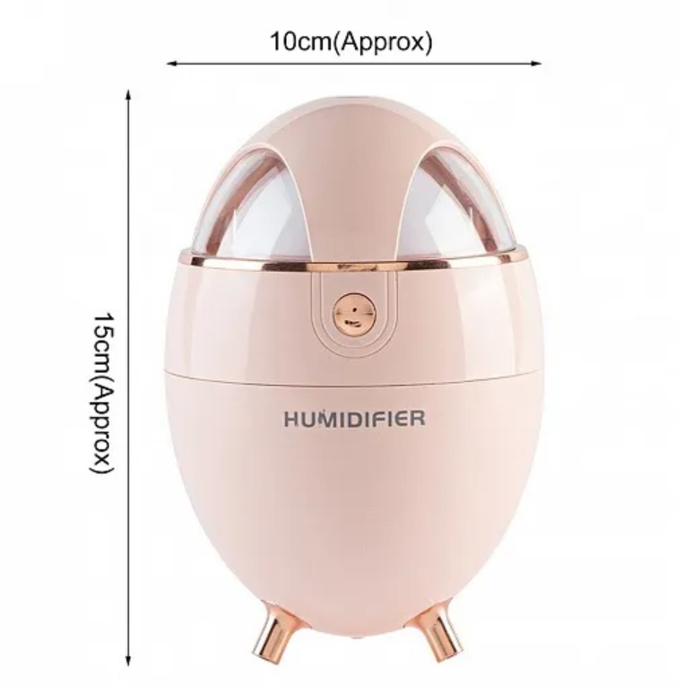 Мини увлажнитель воздуха с подсветкой Humidifier Y18 (в форме яйца) - фото 8 - id-p185170165