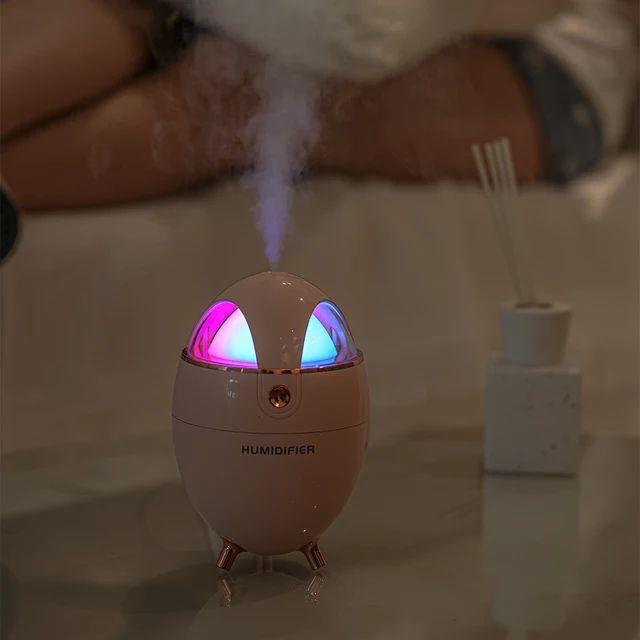 Мини увлажнитель воздуха с подсветкой Humidifier Y18 (в форме яйца) - фото 2 - id-p185170165