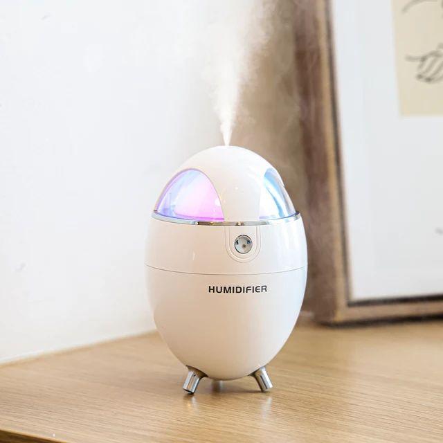 Мини увлажнитель воздуха с подсветкой Humidifier Y18 (в форме яйца) - фото 5 - id-p185170165