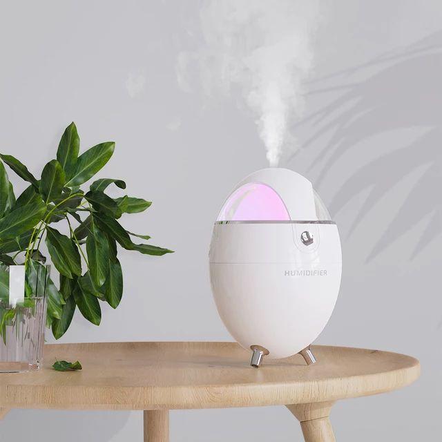 Мини увлажнитель воздуха с подсветкой Humidifier Y18 (в форме яйца) - фото 4 - id-p185170165