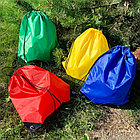 Рюкзак - мешок Tip для спортивной и сменной обуви / Компактный, сверхлегкий, усиленный Желтый, фото 3