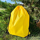 Рюкзак - мешок Tip для спортивной и сменной обуви / Компактный, сверхлегкий, усиленный Синий, фото 5