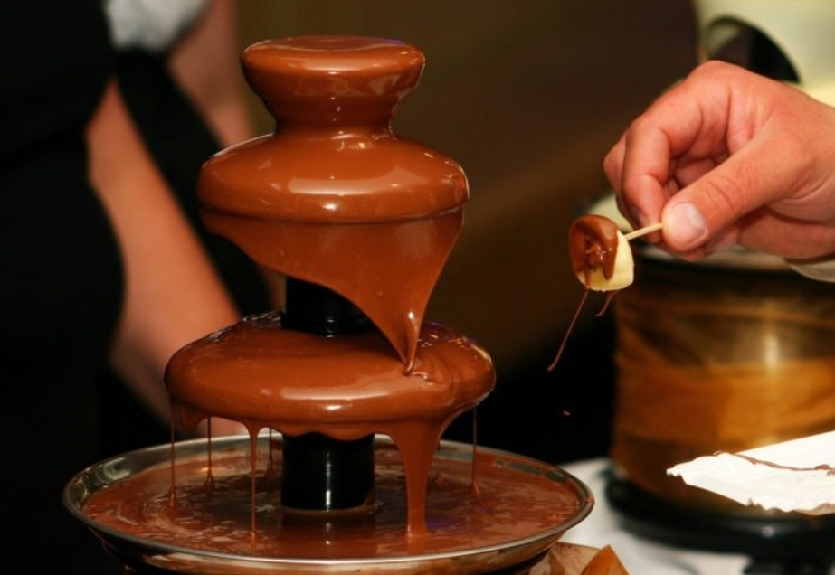 Шоколадный фонтан фондю Chocolate Fondue Fountain Mini - фото 10 - id-p121197289