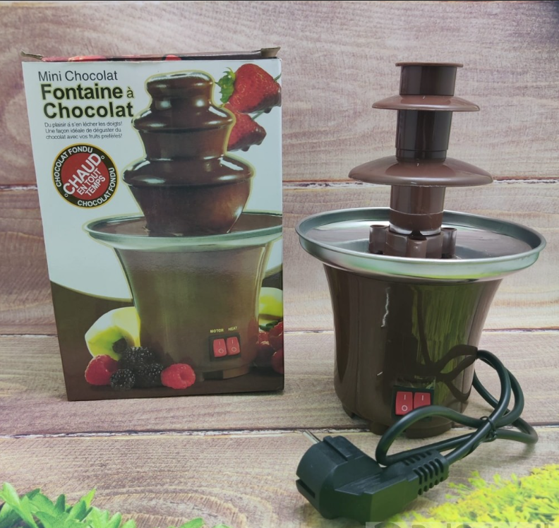 Шоколадный фонтан фондю Chocolate Fondue Fountain Mini - фото 8 - id-p121197289