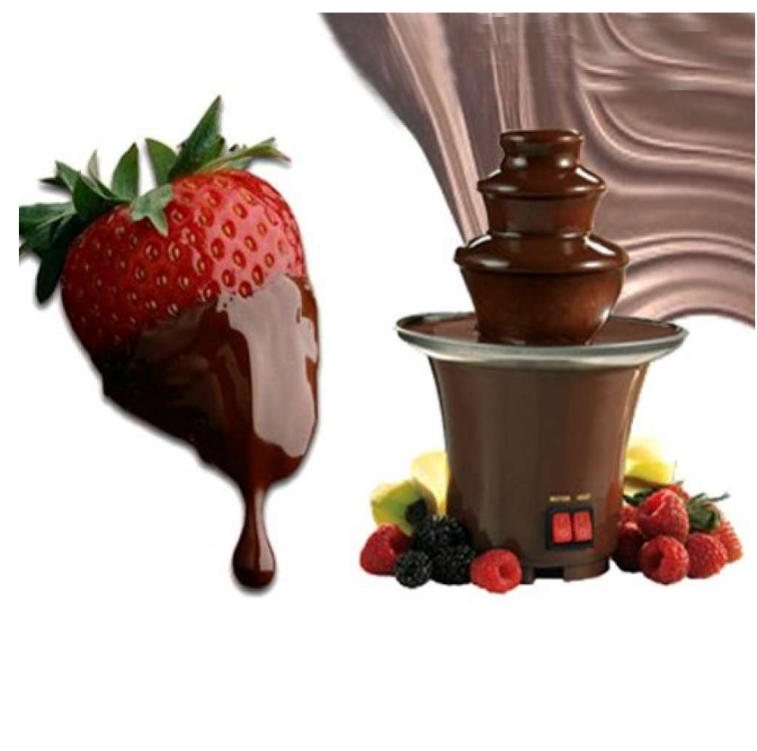 Шоколадный фонтан фондю Chocolate Fondue Fountain Mini - фото 5 - id-p185174182