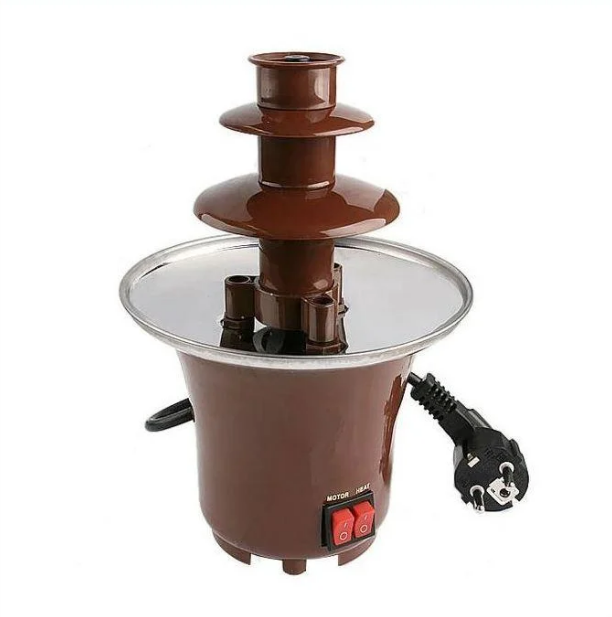 Шоколадный фонтан фондю Chocolate Fondue Fountain Mini - фото 8 - id-p185174620