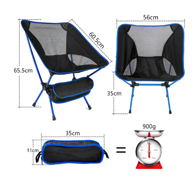 Стул туристический складной Camping chair для отдыха на природе - фото 8 - id-p183706384