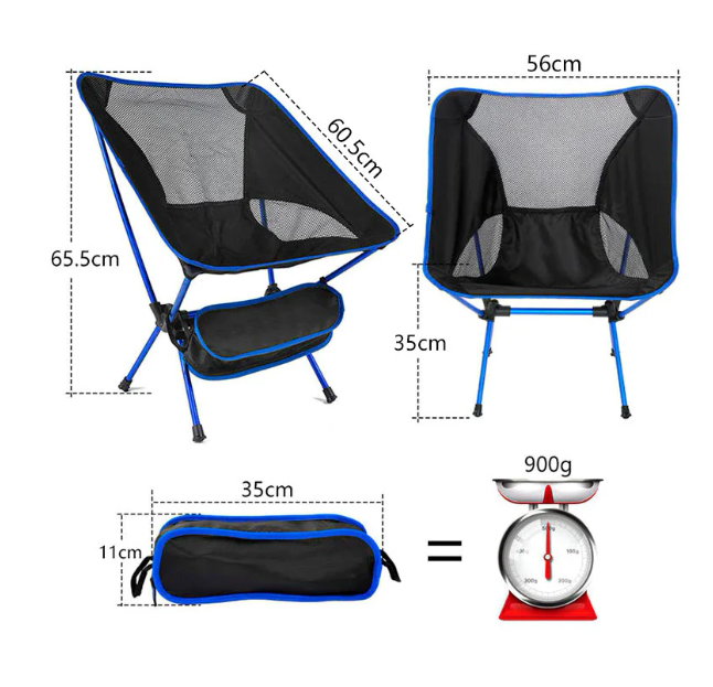 Стул туристический складной Camping chair для отдыха на природе - фото 6 - id-p183726436