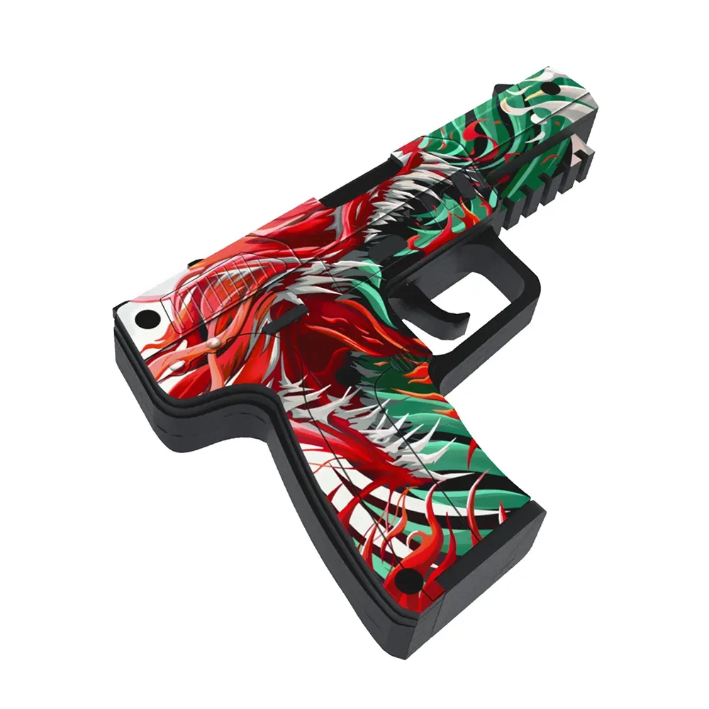 Деревянный пистолет VozWooden Active Five-seveN Веном (Стандофф 2 резинкострел) - фото 2 - id-p185184650