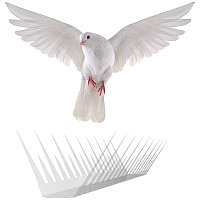 Пластиковые противоприсадные шипы от птиц SITITEK Барьер 2П (30 см, 34 шипа, 2 ряда)